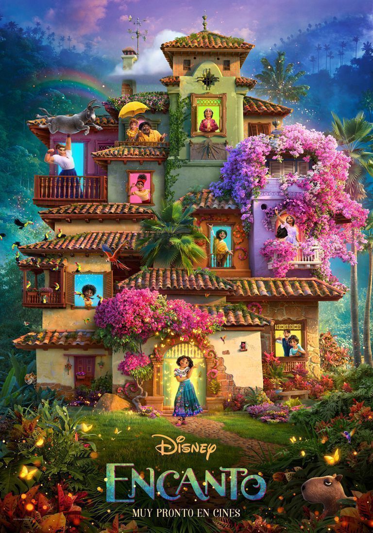 Disney revela el primer tráiler, nuevo póster y el elenco de la versión en inglés, de su nueva película original Encanto que estrena en cines en noviembre 